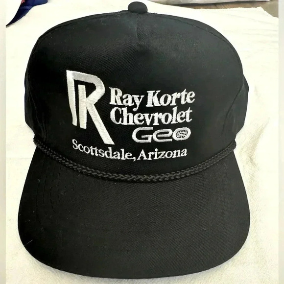 Vintage Trucker Hat Chevy Geo Snapback Scottsdale Arizona NOS Grandpa Dad Hat - Picture 1 of 11